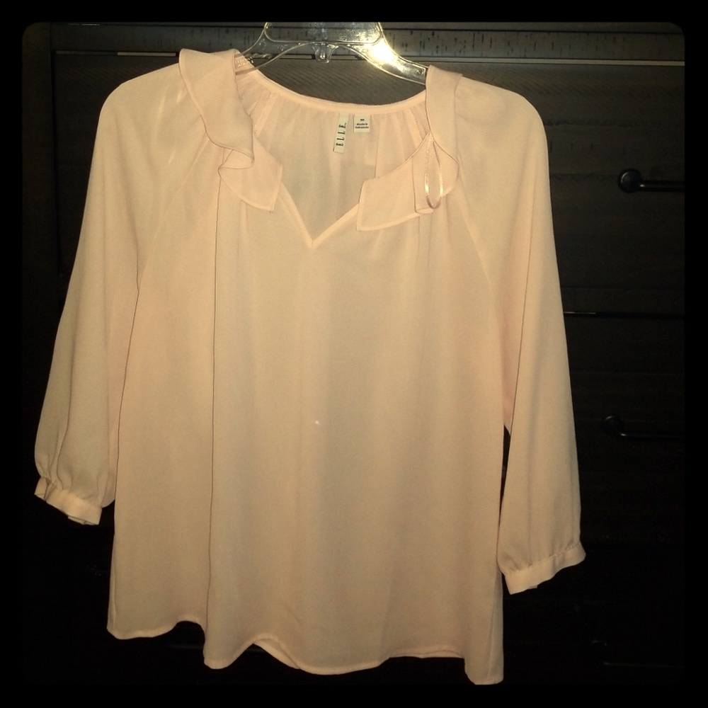 Never worn, soft pink Elle blouse, size XS